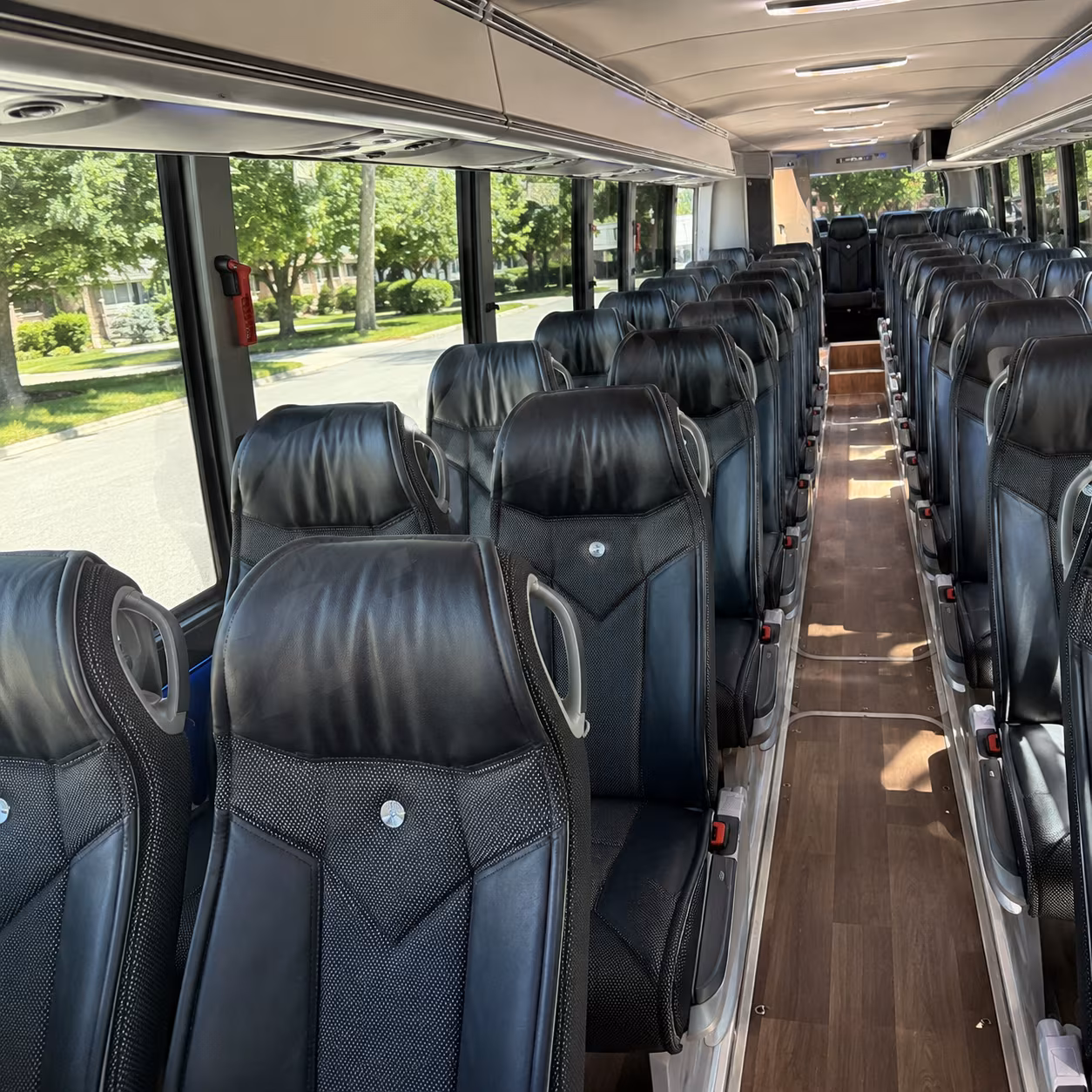 charter buses for large prom groups heading to the kemah boardwalk