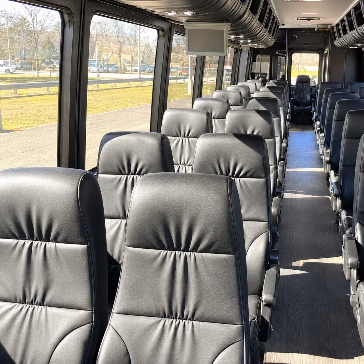 pasadena 25 passenger minibus inside