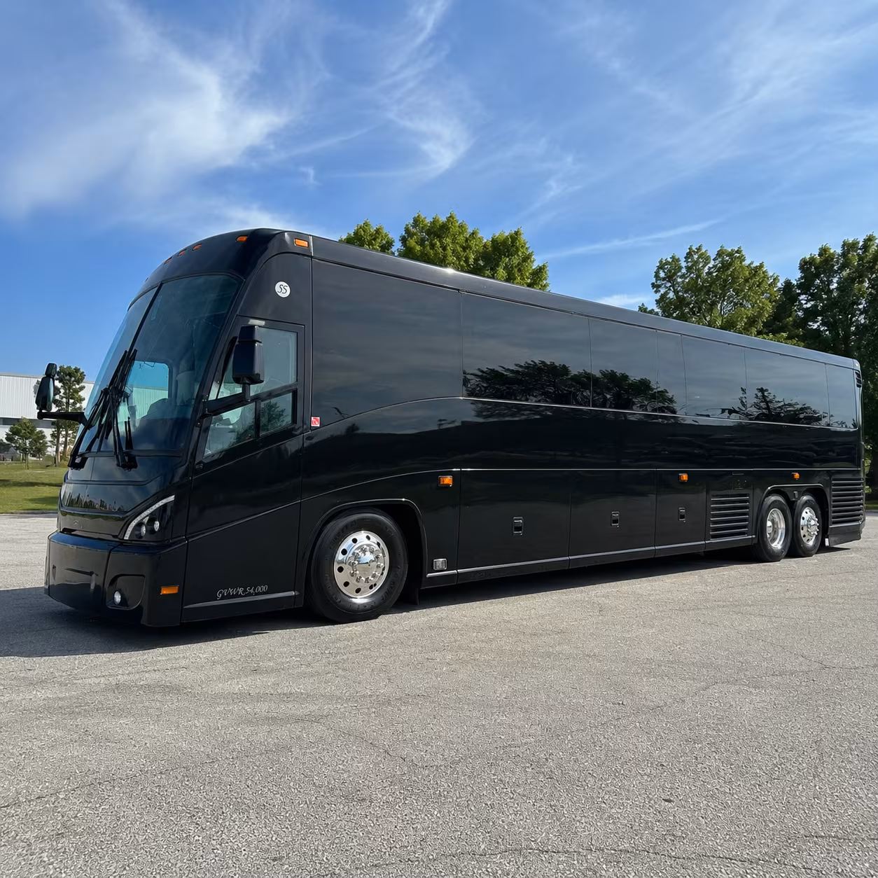 pasadena 47 passenger charter bus
