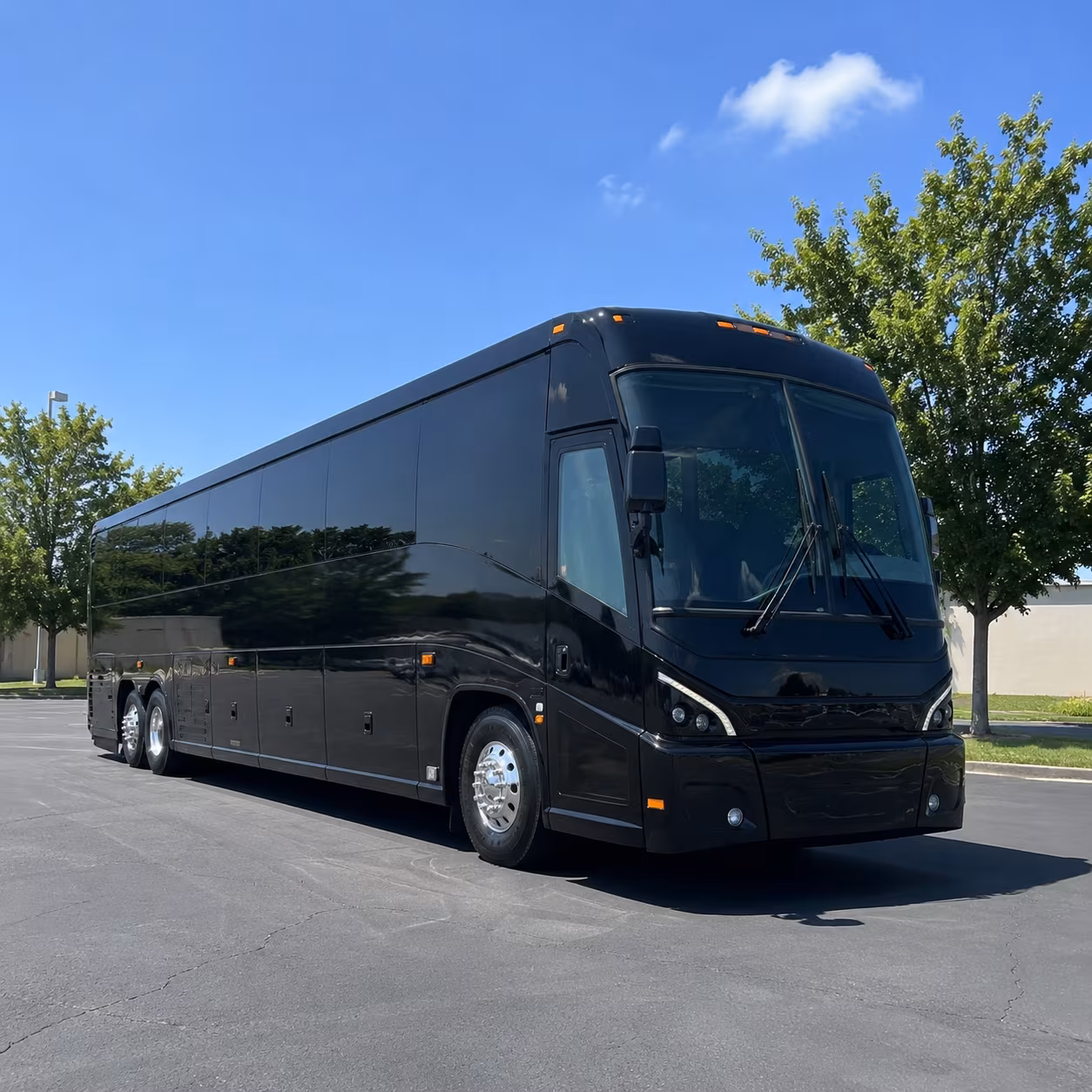 pasadena 56 passenger charter bus