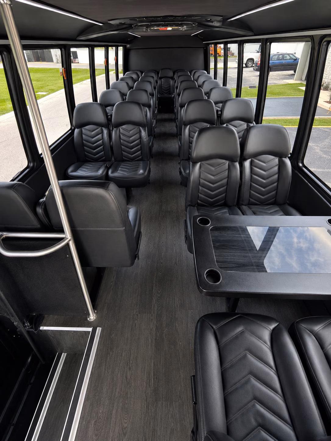 pasadena airport transportation onboard seating