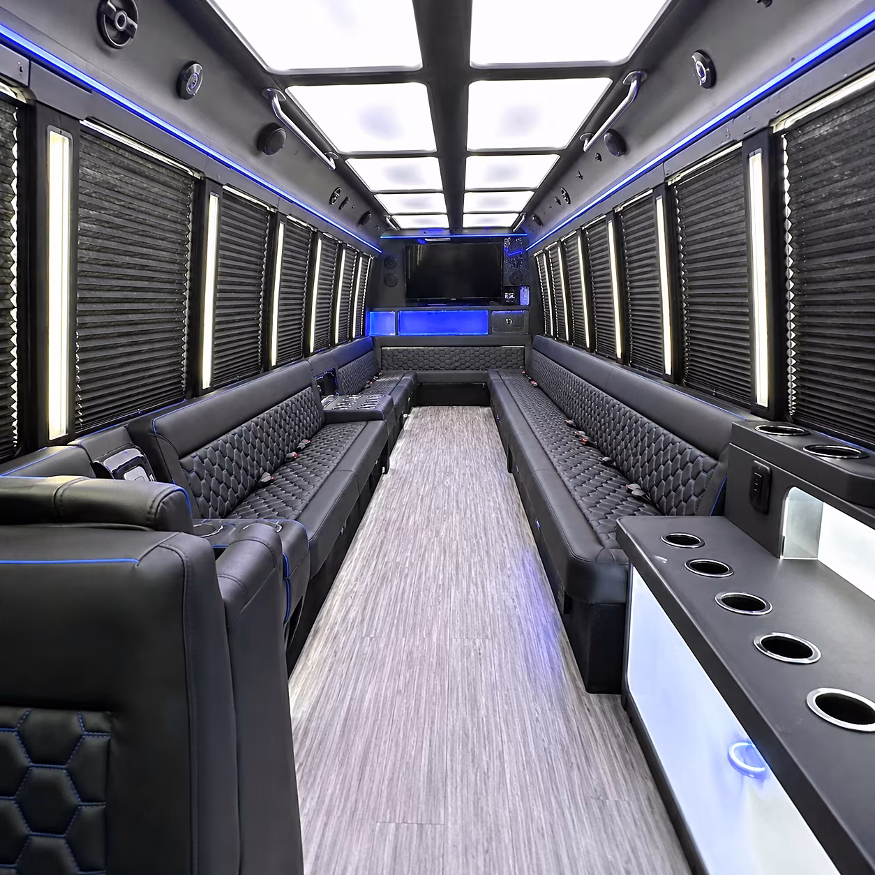 pasadena party bus interior