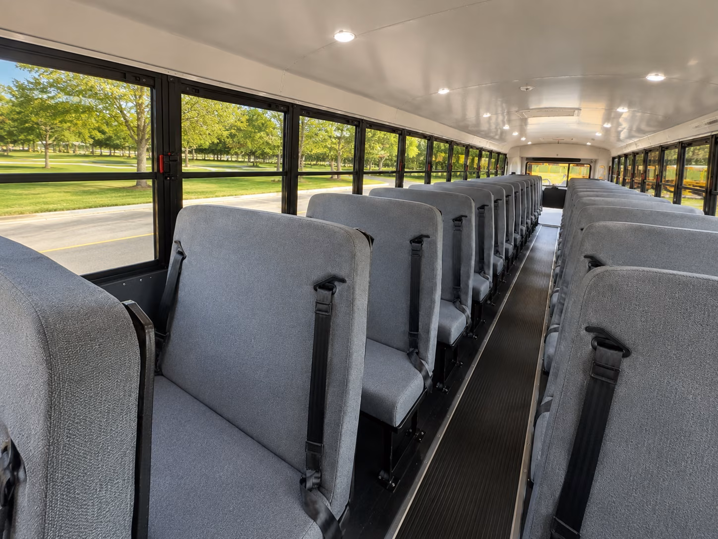 pasadena school bus interior
