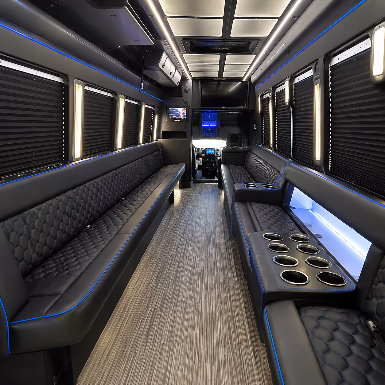 pasadena sporting event party bus rental