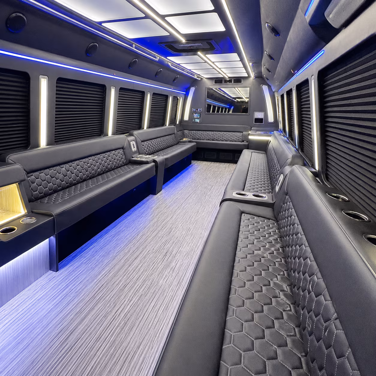 rent a party bus in pasadena for south houston high school prom night